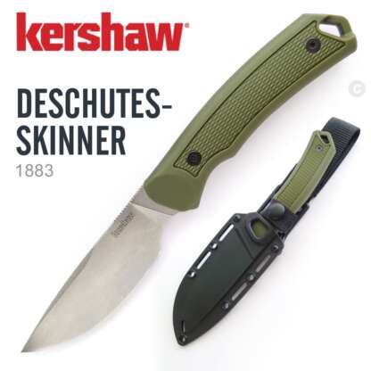 KERSHAW DESCHUTES SKINNER - OLIVE