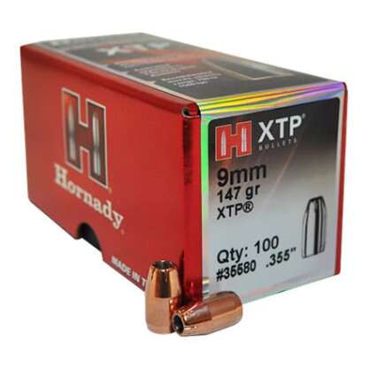 HORNADY XTP 9mm .355in 147gr 100pk