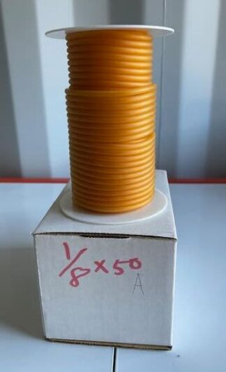 AMBER TUBING 1/8 (id) 50FT ROLL