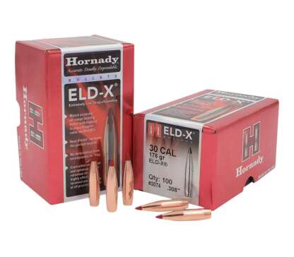 HORNADY ELD-X 30CAL .308in 178gr 100pk