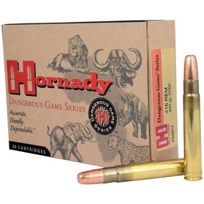 HORNADY DANGEROUS GAME 416 REM 400gr DGS 2400fps 20pk