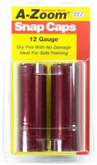 A-ZOOM 12ga METAL SNAP CAPS 2pk