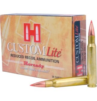 HORNADY CUSTOM LITE 30-06 SPRG 125gr SST 2700fps 20pk