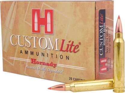 HORNADY CUSTOM LITE 300 WIN MAG 150gr SST 2800fps 20pk