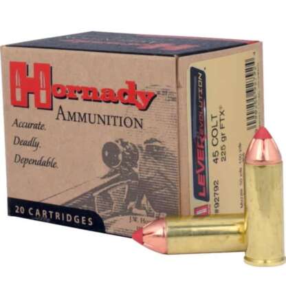 HORNADY LVREV 45 COLT 225gr FTX 960fps 20pk