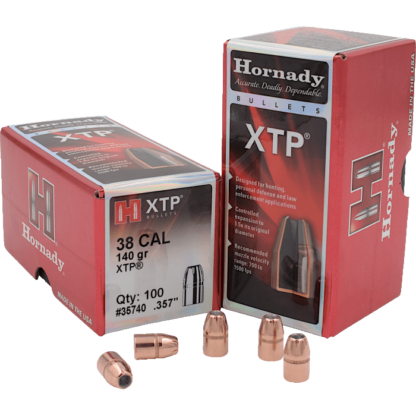 HORNADY XTP 38 cal .357in 140gr 100pk