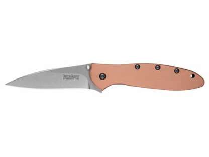 KERSHAW LEEK 3in FOLDING KNIFE-  COPPER