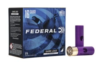 FEDERAL GAME LOAD 16ga #6 2.75in 1-1/8oz HI-BRASS 1295fps 25pk