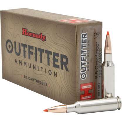 HORNADY OUTFITTER 6.5 CREEDMOOR 120gr CX 2925fps 20pk