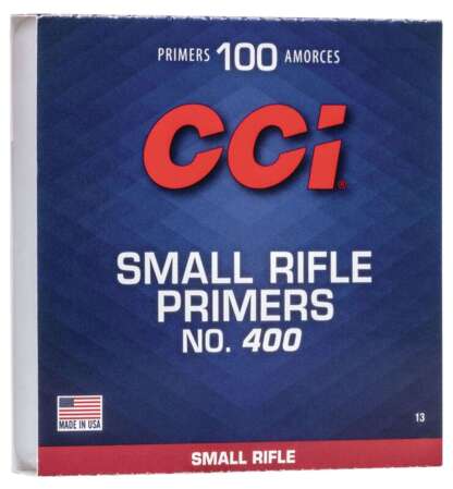 CCI No. 400 SMALL RIFLE PRIMERS 100pk