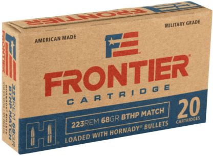 HORNADY FRONTIER 223 REM 68gr BTHP MATCH 2960fps 20pk