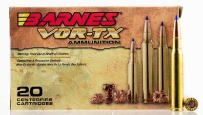 BARNES VOR-TX 30-06 SPRG 168gr TTSX BT 2850fps 20pk