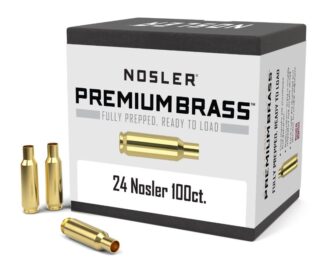 NOSLER 24 NOSLER UNPRIMED BRASS 100pk