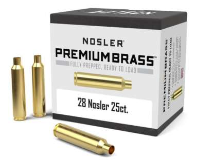 NOSLER 28 NOSLER UNPRIMED BRASS 25pk