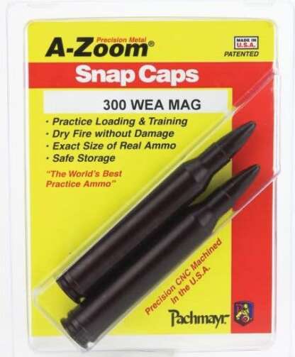 A-ZOOM 300 WEA MAG METAL SNAP CAPS 2pk