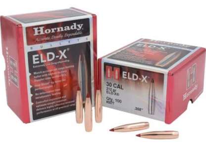 HORNADY ELD-X 30CAL .308in 212gr 100pk