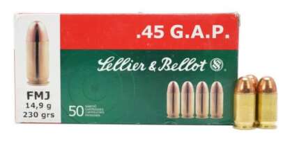 S&B 45 G.A.P. FMJ 230gr 50pk