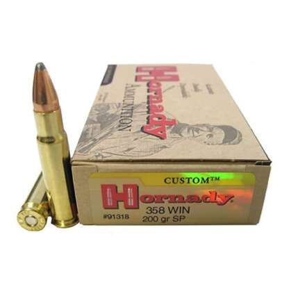 HORNADY 358 WIN 200gr INTERLOCK SP 2475fps 20pk