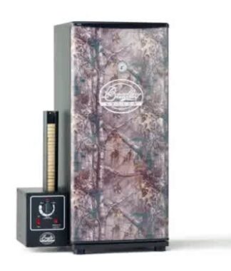 BRADLEY REALTREE 6 RACK SMOKER W/ SAUSAGE HOOKS & JERKY RACKS