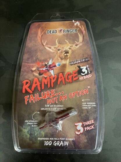 RAMPAGE 3 BLADE HYBRID 100gr BROADHEAD