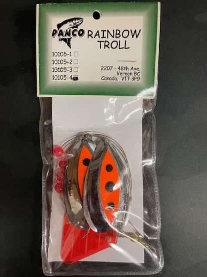 PANCO #4 FL ORANGE BOLO LAKE TROLLS