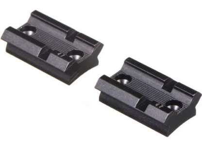 WEAVER BRNING A-BOLT ALUMINUM BASE PAIR - MATTE BLACK