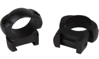 WEAVER GRAND SLAM 1in MED TOP MOUNT STEEL RINGS - MATTE