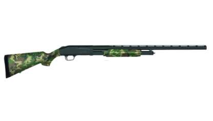 MOSSBERG 500 12ga 2.75 or 3in FIELD PUMP WOODLAND CAMO 28in 5rnd