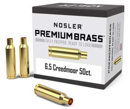 NOSLER 6.5 CREEDMOOR UNPRIMED BRASS 50pk