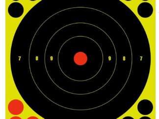 SHOOT N C 8in BULLSEYE 5pk