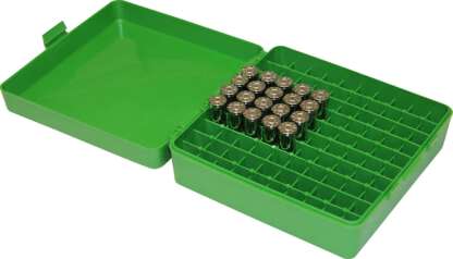 MTM FLIP-TOP 41, 44, 45 MAG 100rnd GREEN AMMO BOX