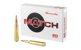 HORNADY MATCH 338 LAPUA 285gr ELD-M 2745fps 20pk