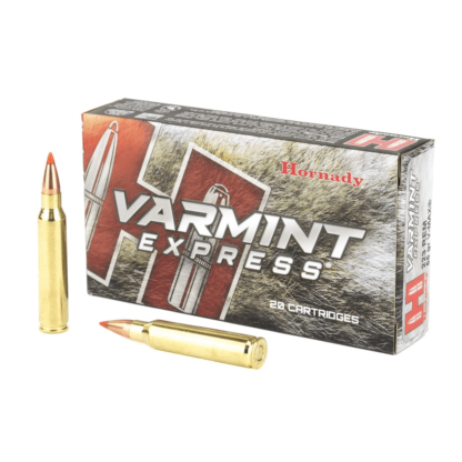 HORNADY VARMINT EXPRESS 223 REM 55gr V-MAX 3240fps 20pk