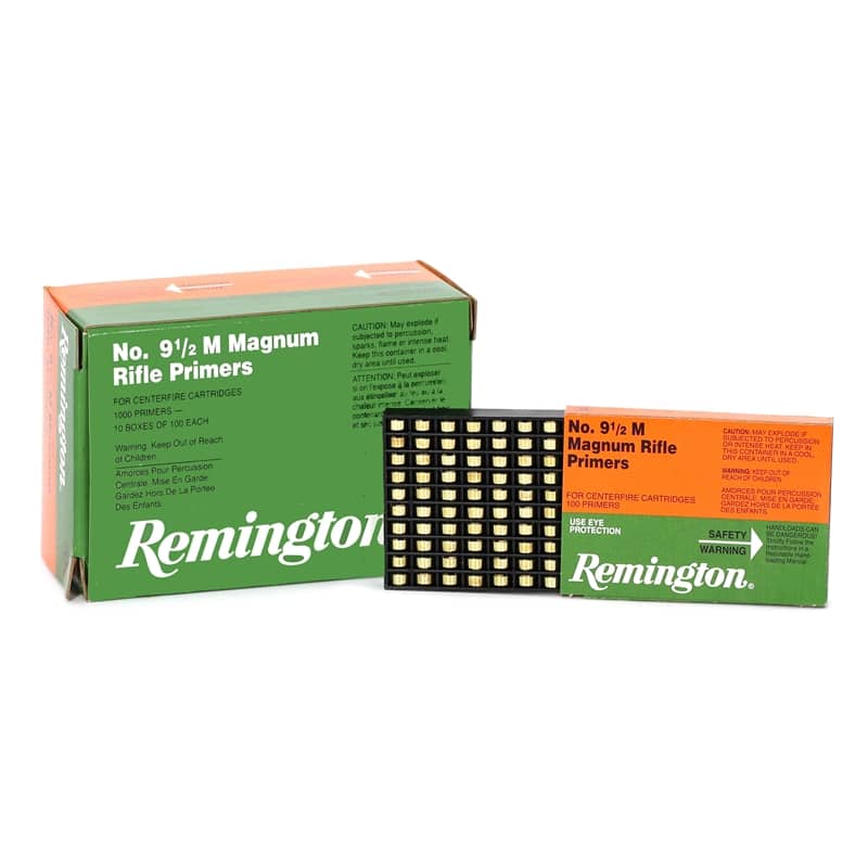 REMINGTON No. 9 1/2 MAGNUM LARGE RIFLE PRIMERS 100pk