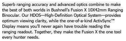 BUSHNELL FUSION X 10x42mm BINOCULARS - Image 3