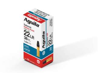 AGUILA 22LR SUBSONIC 38gr HOLLOW POINT 1024fps 50pk