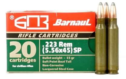 BARNAUL 223 REM 55gr SP 3248fps 20pk