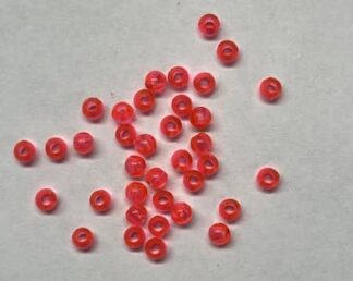 ANGLER #3 SALMON RED BEADS
