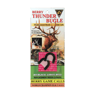 THUNDER BUGLE REEDS - BLACK LG BULL REPLACEMENT