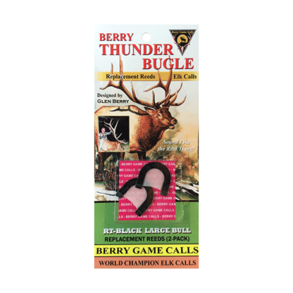 THUNDER BUGLE REEDS - BLACK LG BULL REPLACEMENT