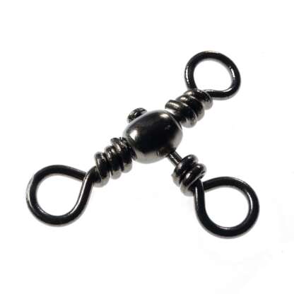 MUSTAD #1 BLACK CROSSLINE SWIVEL