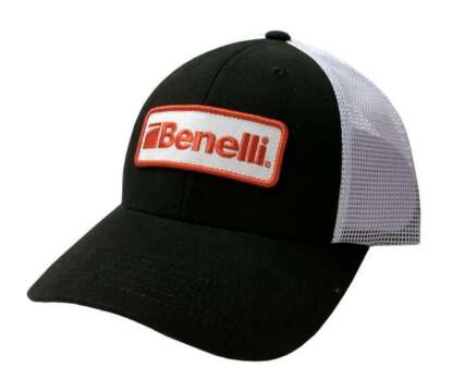 BENELLI BLACK W/WHITE MESH TRUCKER HAT