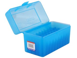 MTM FLIP-TOP LARGE MAG 50rnd BLUE AMMO BOX