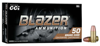 CCI BLAZER BRASS 9mm LUGER 147gr FMJ FN 950fps 50pk