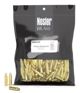 NOSLER 6.5 CREEDMOOR UNPREPPED BULK UNPRIMED BRASS 100pk