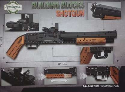 CAMPCO REMINGTON SHOTGUN  BUILDING BLOCKS