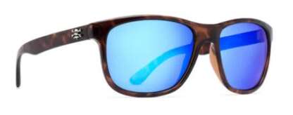 CALCUTTA CATALINA TORTOISE FRAME BLUE MIRROR LENS POLARIZED SUNGLASSES