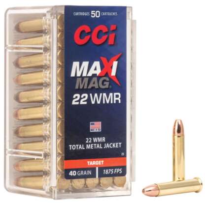 CCI MAXI MAG 22 WMR 40gr TMJ 1875fps 50pk