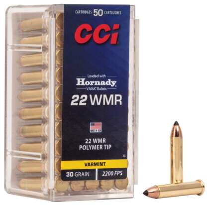 CCI VARMINT 22WMR 30gr V-MAX 2200fps 50pk