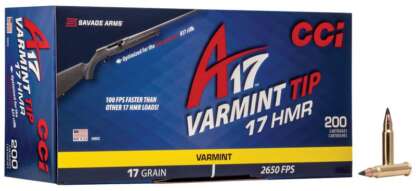 CCI A17 17 HMR 17gr VARMINT TIP 2650fps 200pk